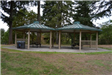 Gazebo and picnic tables