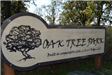 Oak Tree Park Sign