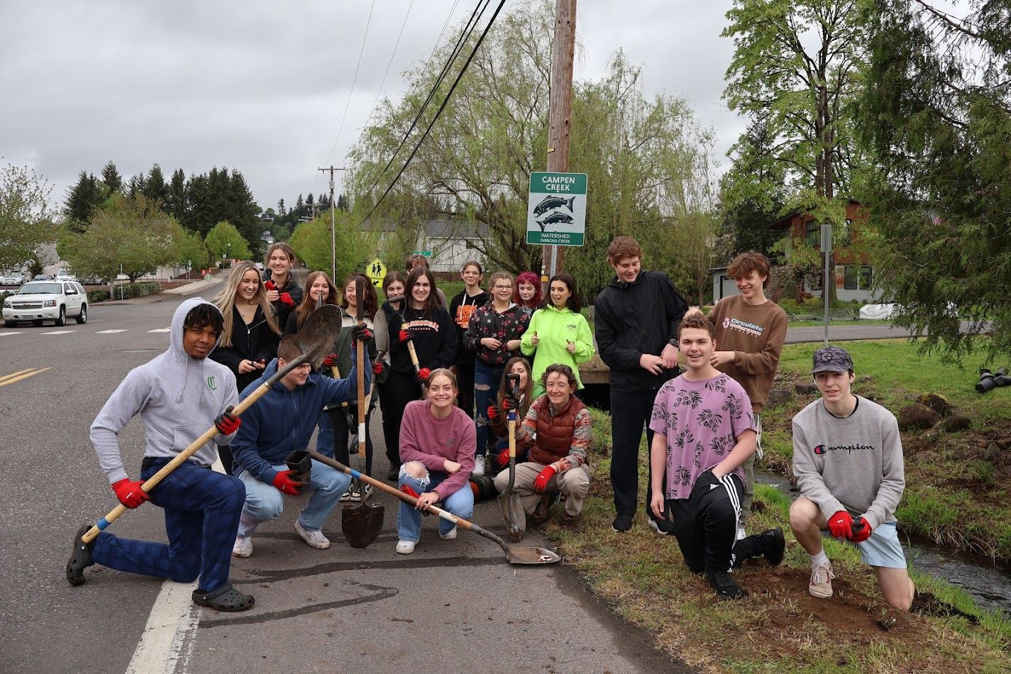 Campen Creek Riparian Habitat Group Photo