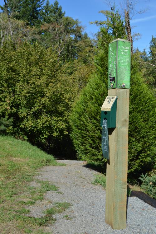 Dog bags at the park