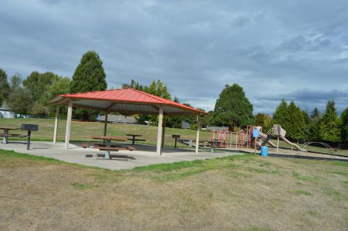 Gazebo and playground