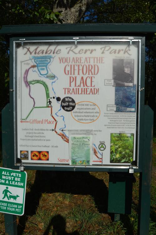 Mable Kerr Park Gifford Place Trailhead