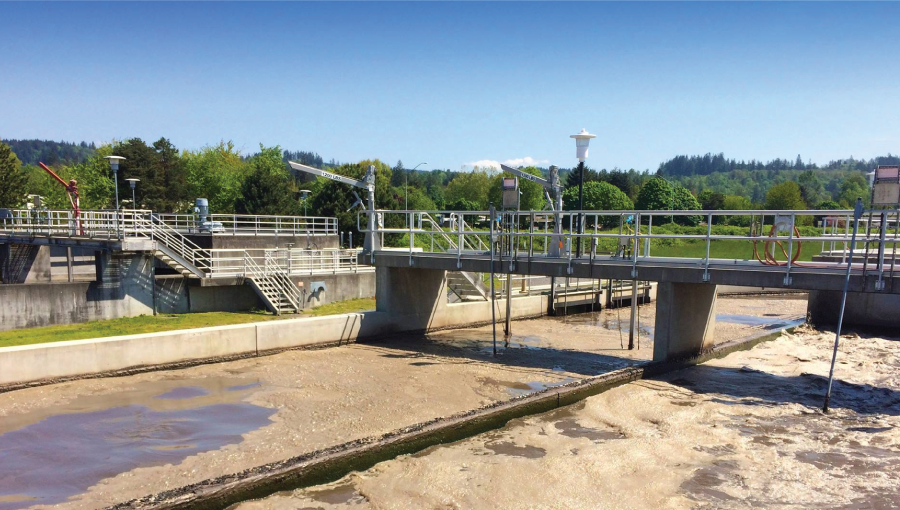 Wastewater Treatment Facility Outdoors