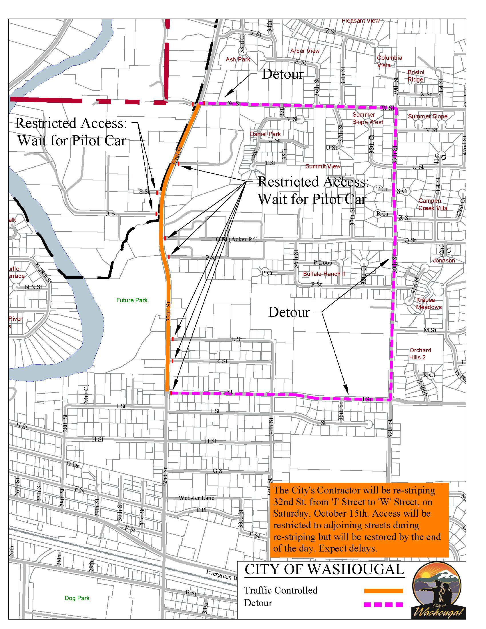 2022 Grind Inlay Re-striping - Traffic Control
